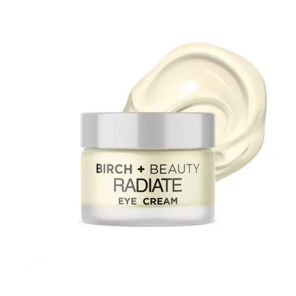 Birch Beautys Radiate Eye Cream - Elegant, Rich, Moisturizing Skincare Solution.