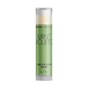 Mint Mojito Hydrating CBD Lip Balm 50mg - BIRCH+BEAUTY